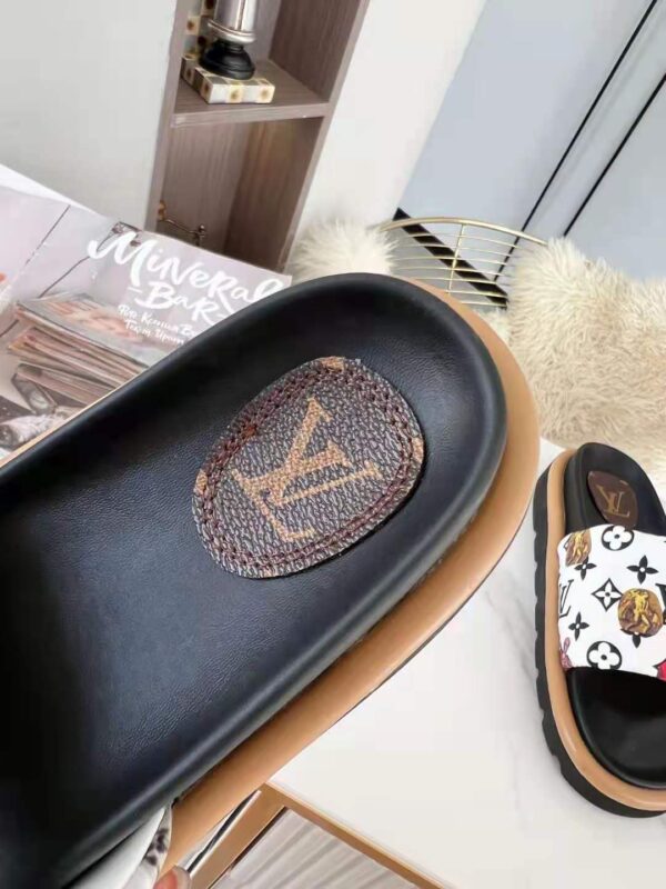 Louis Vuitton Monogram Slippers Soft Comfortable Summer Style - Image 4