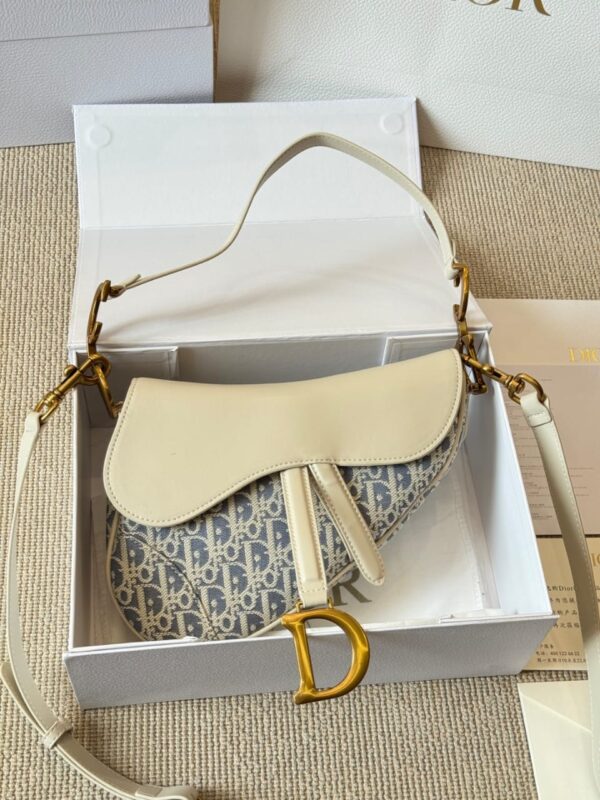 Dior Saddle Raffia bag