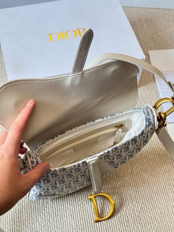 Dior Saddle Raffia bag