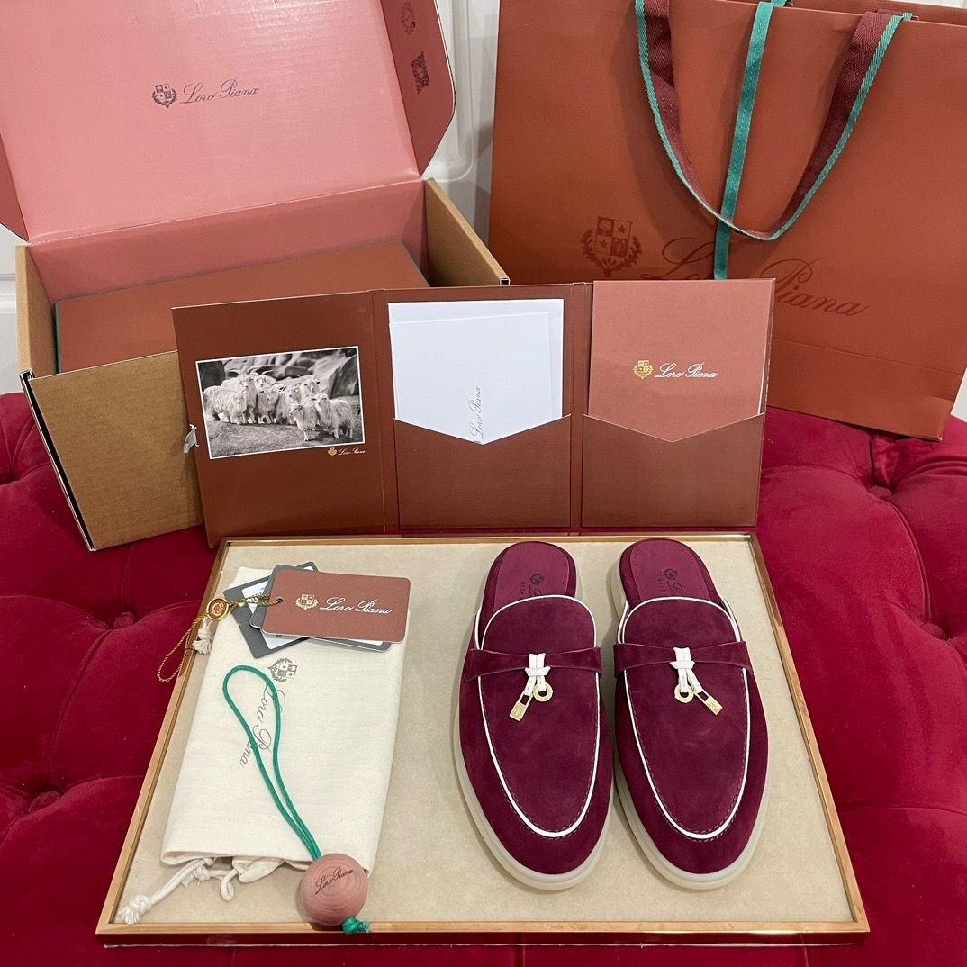 Loro Piana | Shoes | Loro Piana Purple Suede Womens Loafers - Image 8